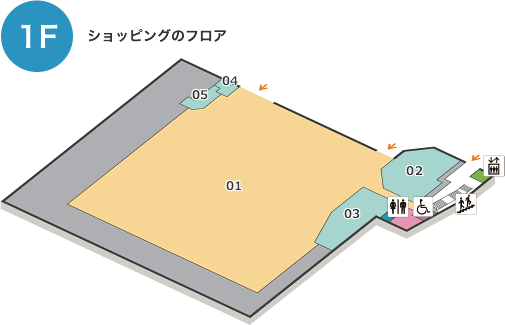 1階フロアマップ